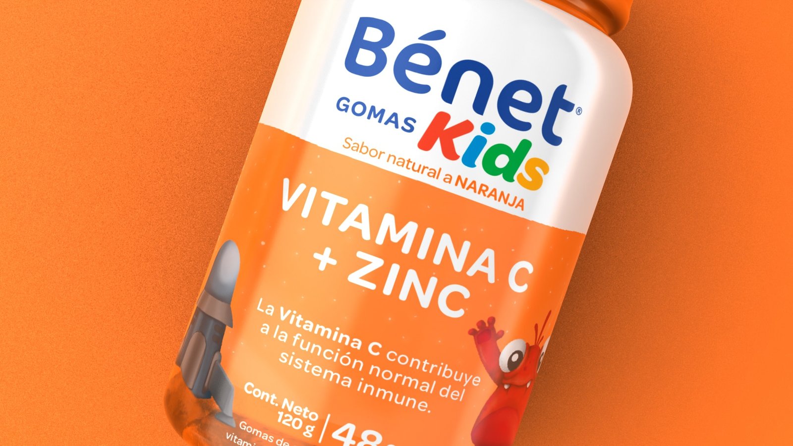 Benet Kids Vitamina C + Zinc